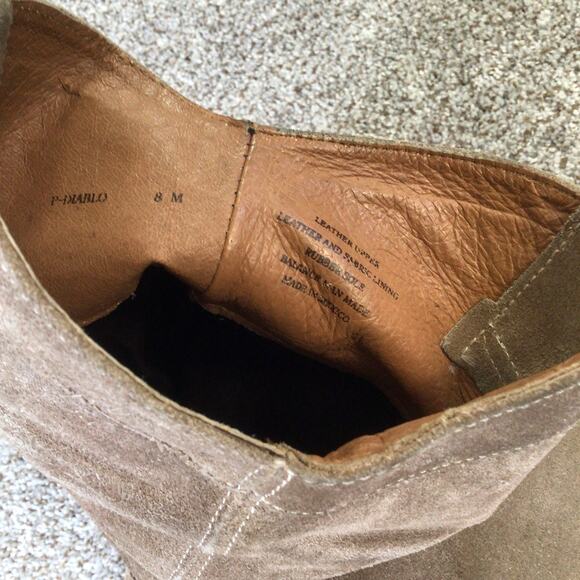 Steve Madden leather boots size 8 P-Diablo - Picture 7 of 14